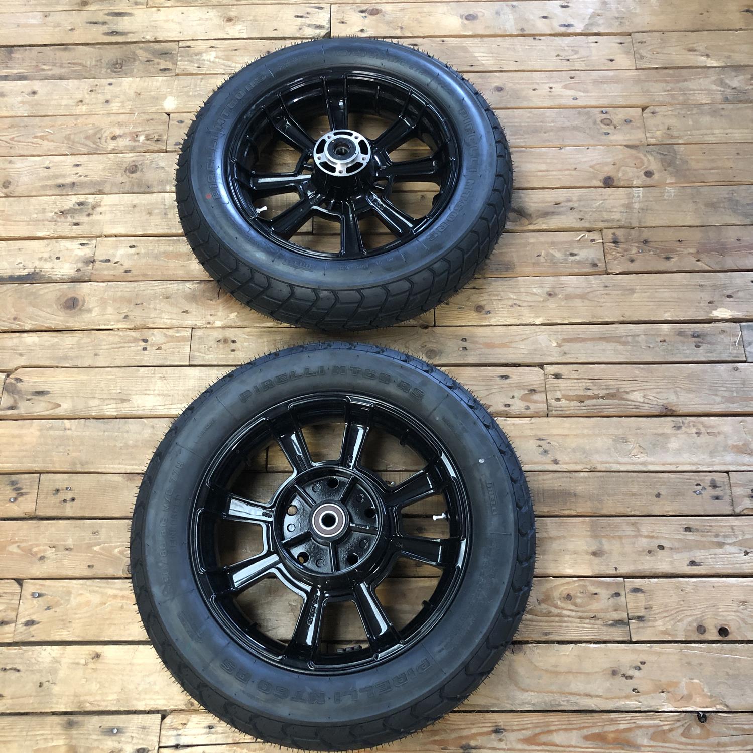 Indian Scout Bobber wheels and tyres - PDI mileage